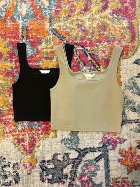 H&M cropped tank tops